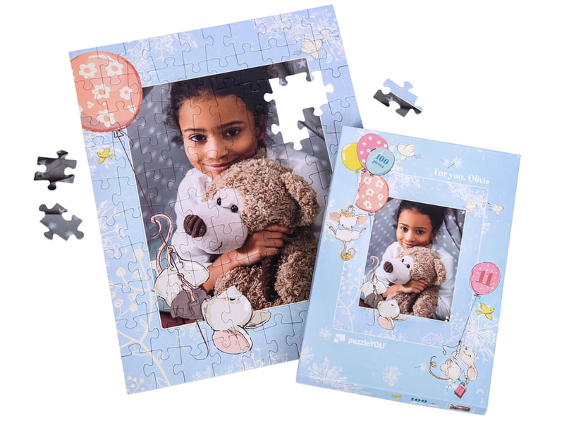 PERSONALISED JIGSAW PUZZLE 80 PIECE Your photo Custom printed GIFT IDEA  20x14cm